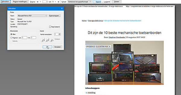 Crie PDFs com a impressora de PDF no Windows 10