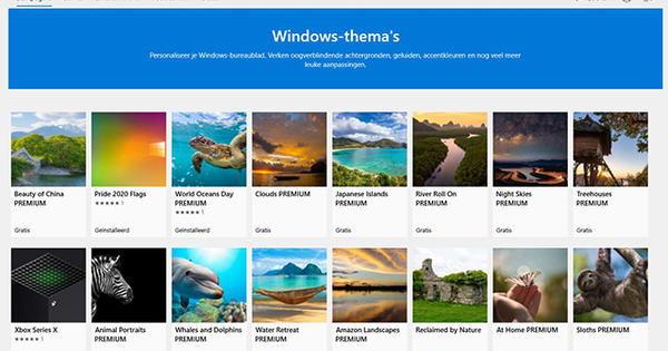Aqui você encontrará os papéis de parede dos temas do Windows 10