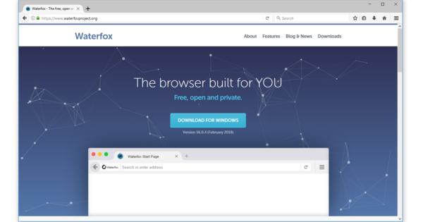 Waterfox - Alternativa para Firefox de privacidade amigável