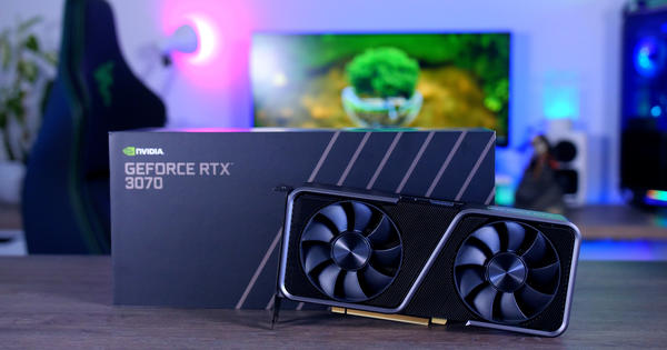 Nvidia GeForce RTX 3070 - أفضل بطاقة فيديو بقيمة 500 دولار
